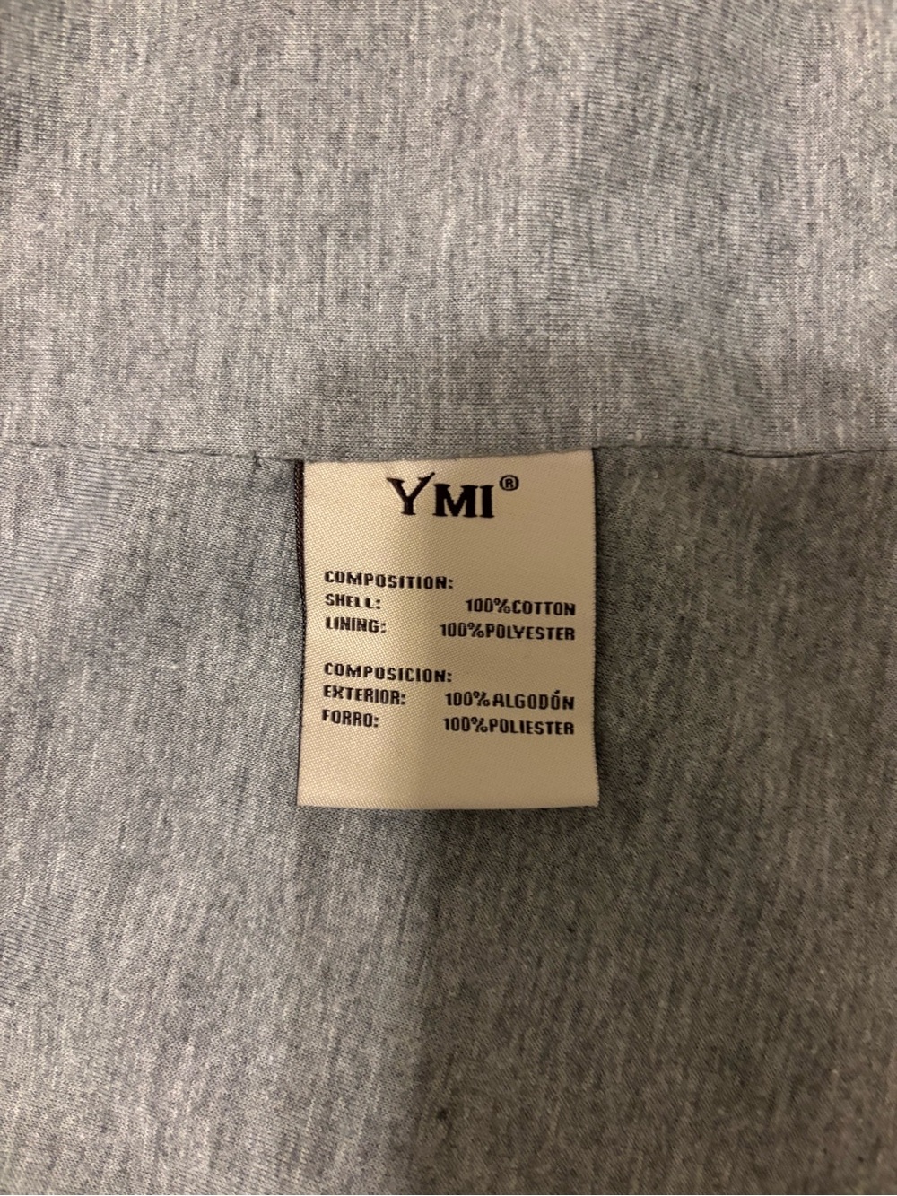 YMI Heather Green Cotton vest - Picture 6 of 6